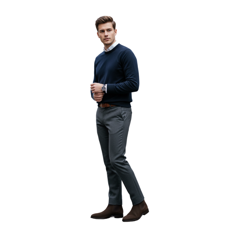 Premium Velour Chelsea Boots
