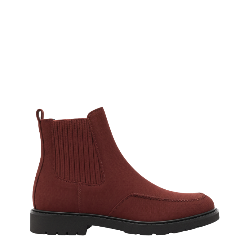 Ravaro Suede Bordeaux Chelsea