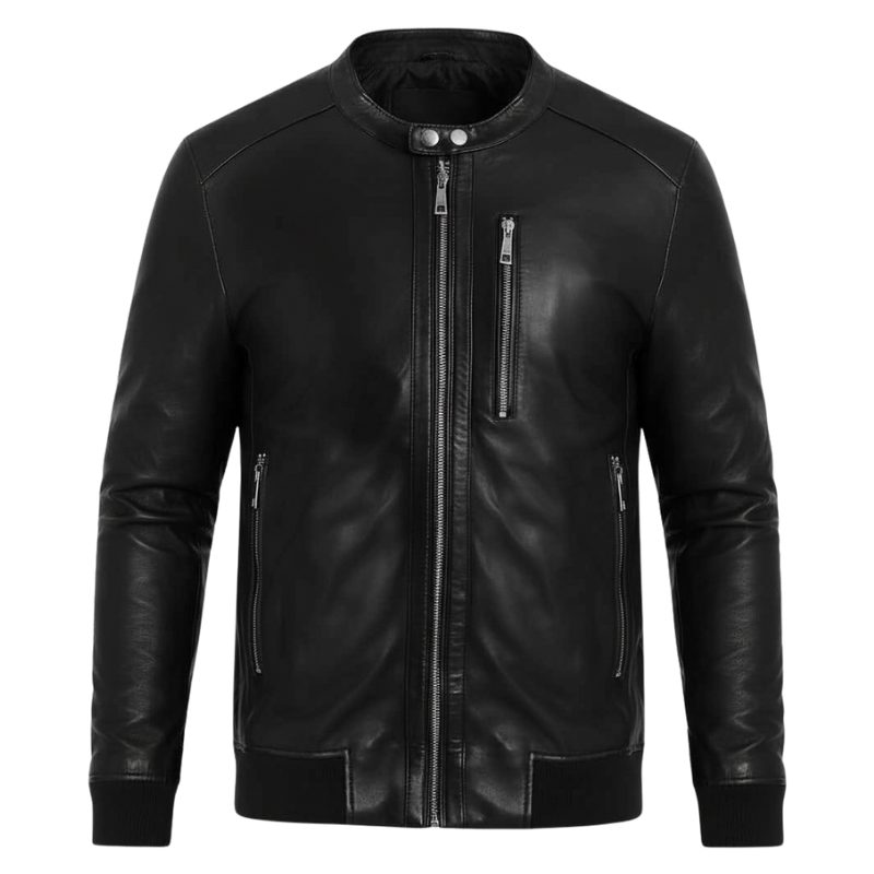 Dark Hawk Moto Leather Jacket