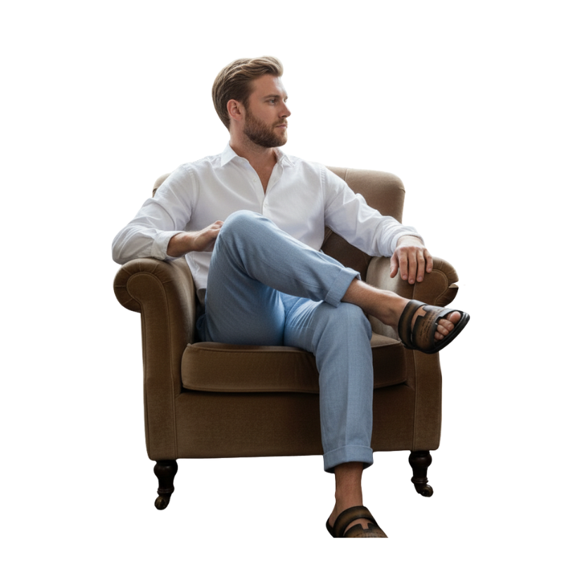 Italian H cut Design Luxe Slippers
