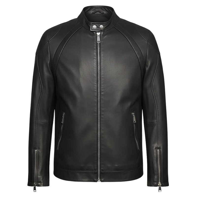 Midnight Strike Moto Leather Jacket