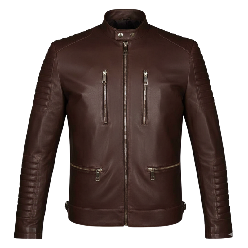 Men s Rider Quilted Leather Jacket