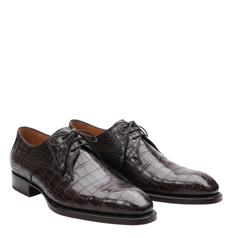 Men s Regal Obsidian Croc Oxfords