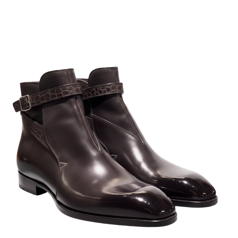 Regal Croc Buckle Jodhpur Boots