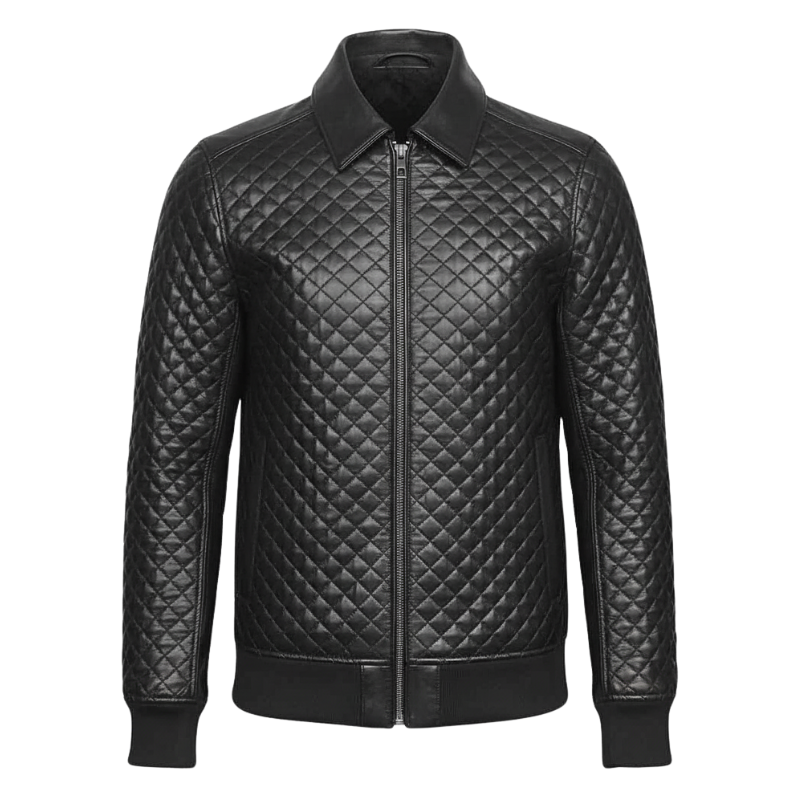 Men s Diamond Forge Luxe Quilted Leather Jacket