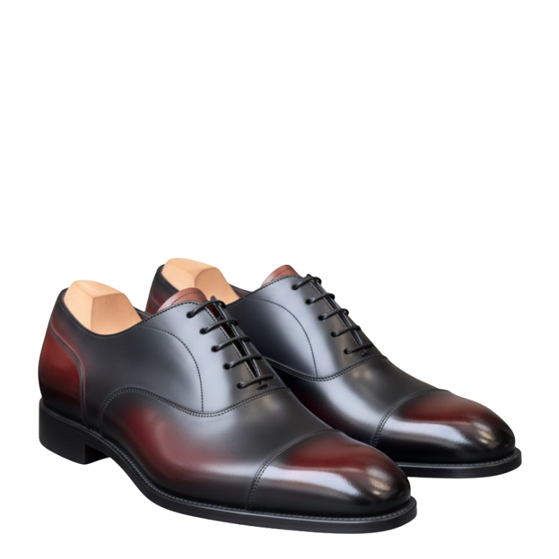 Regal Prime Noir Cap Toe Oxfords