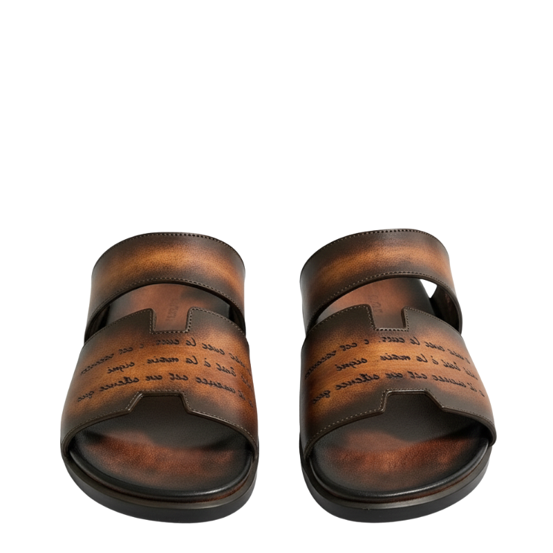 Italian H cut Design Luxe Slippers