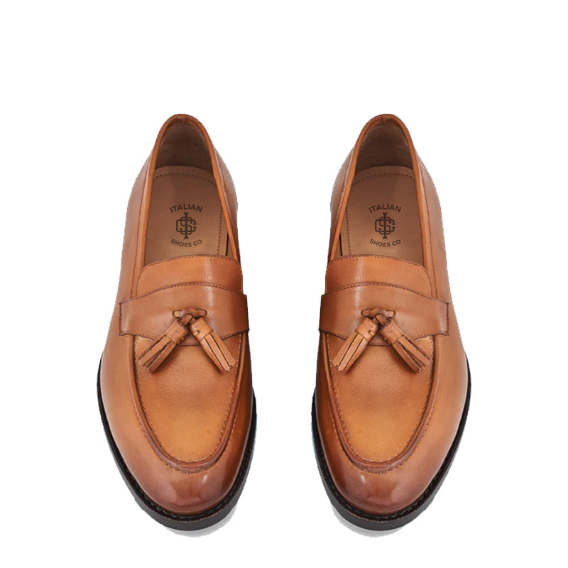 Beatrice Black Tassel Loafers