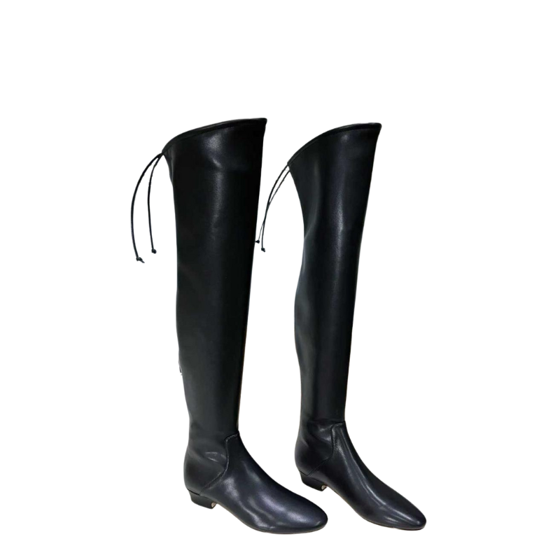 Womens Leather Over The Knee High Boots