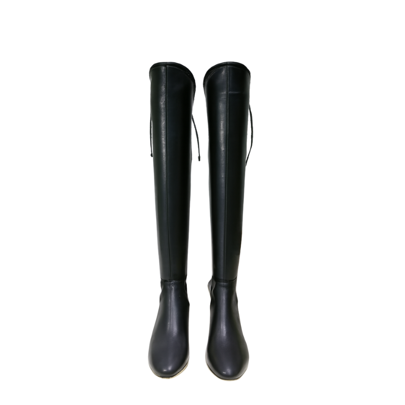 Womens Leather Over The Knee High Boots