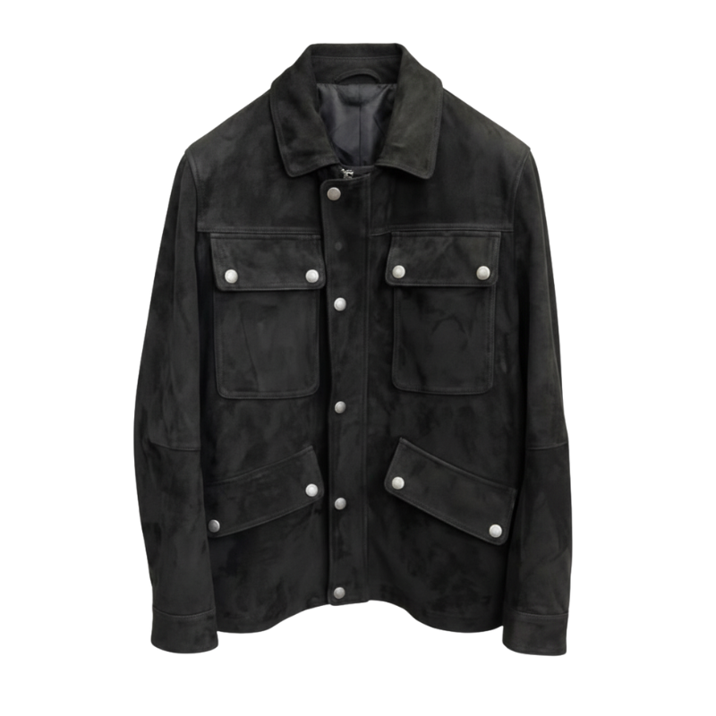 Men s Luxury Expedition Suede Jacket