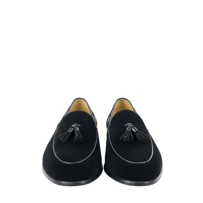 Prime Velvet Tassel Loafers