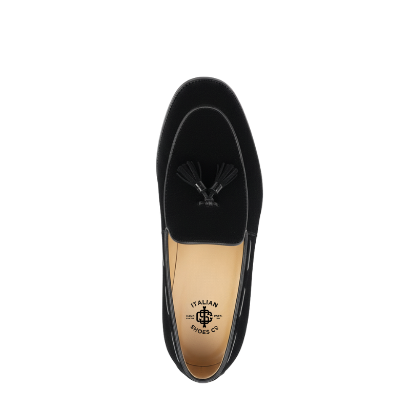 Prime Velvet Tassel Loafers