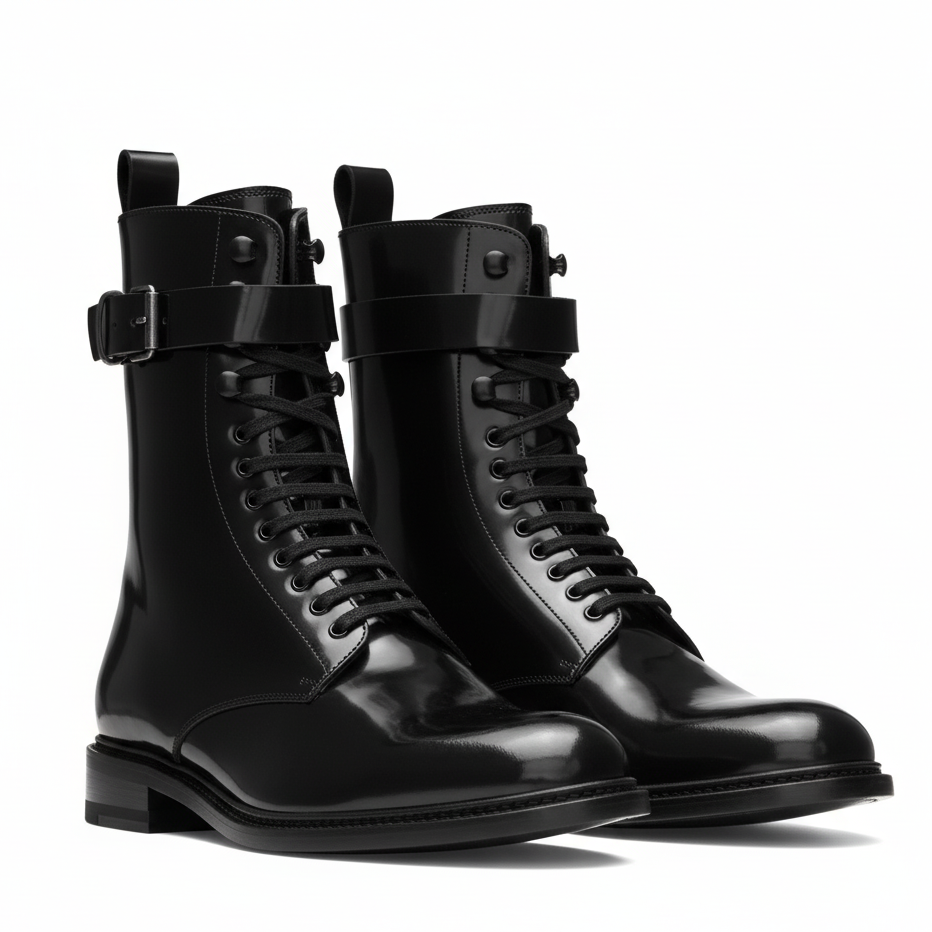 Patricia Tucker Lace Up Boots