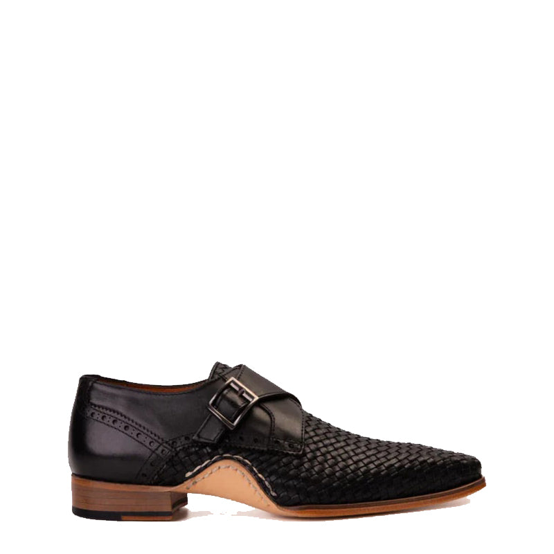 Men s Leather Single Strap Monk Shoe