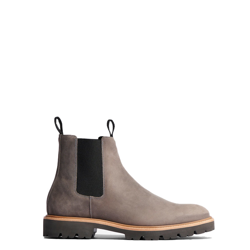 Mid-Top Suede Premium Leather Chelsea Boot