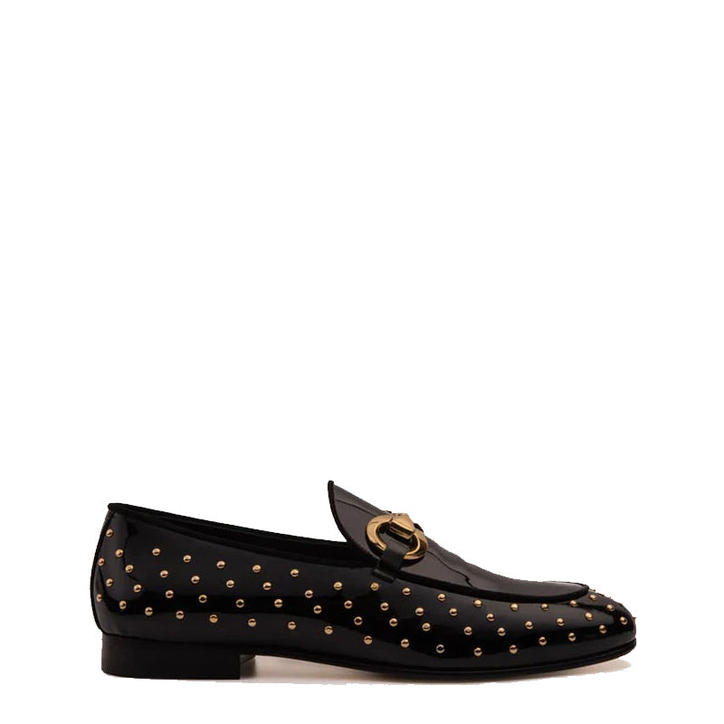 Spike Leather Bit Dress Loafer Men Shoe