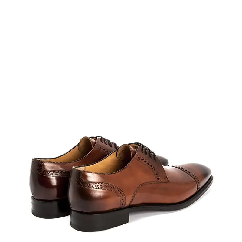 Leather Wholecut Premium Formal Oxford Tan Shoe