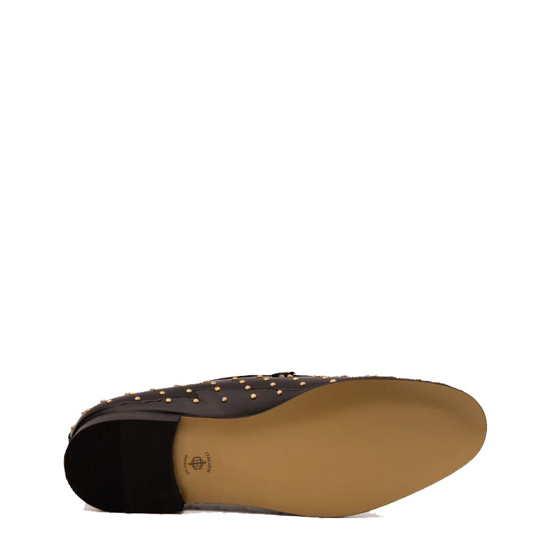 Spike Leather Bit Dress Loafer Men Shoe
