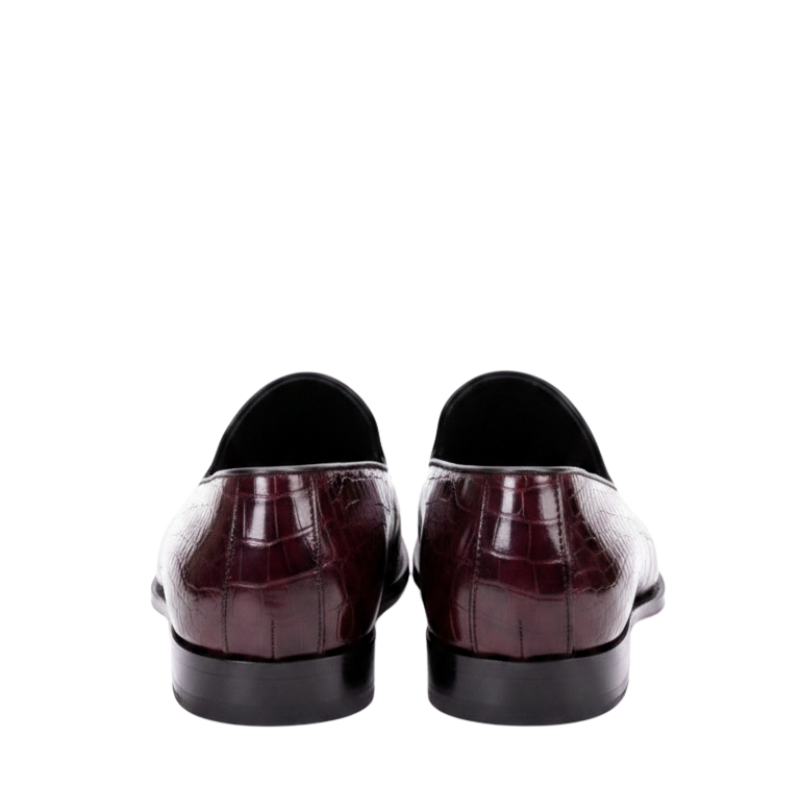 Italian Artisan Crocodile Elegance Loafers