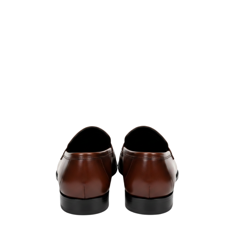 Italian Classic Loafer with Penny Strap Detail