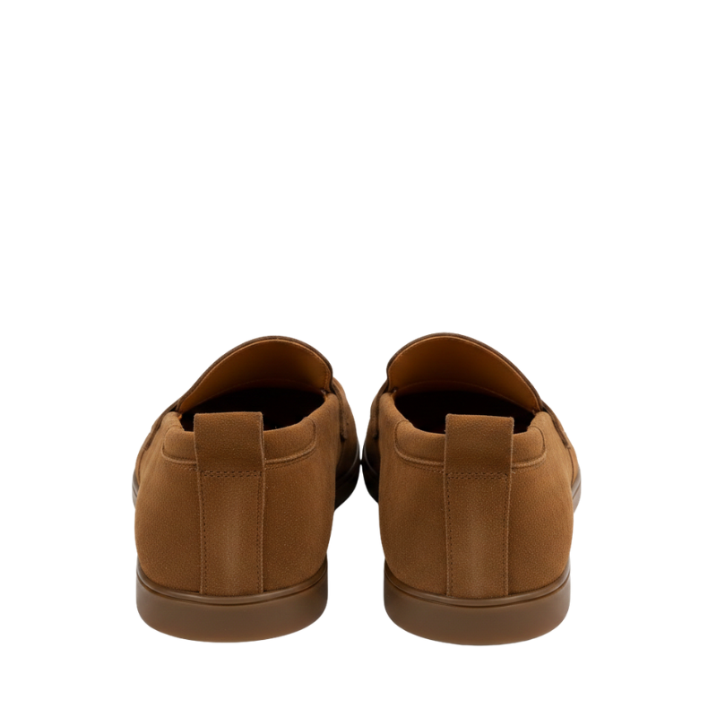 Italian Craft Elegance in Suede Loafer