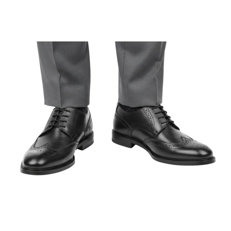 Italian Craft Leather Formal Occasion Wingtip Oxford Shoes