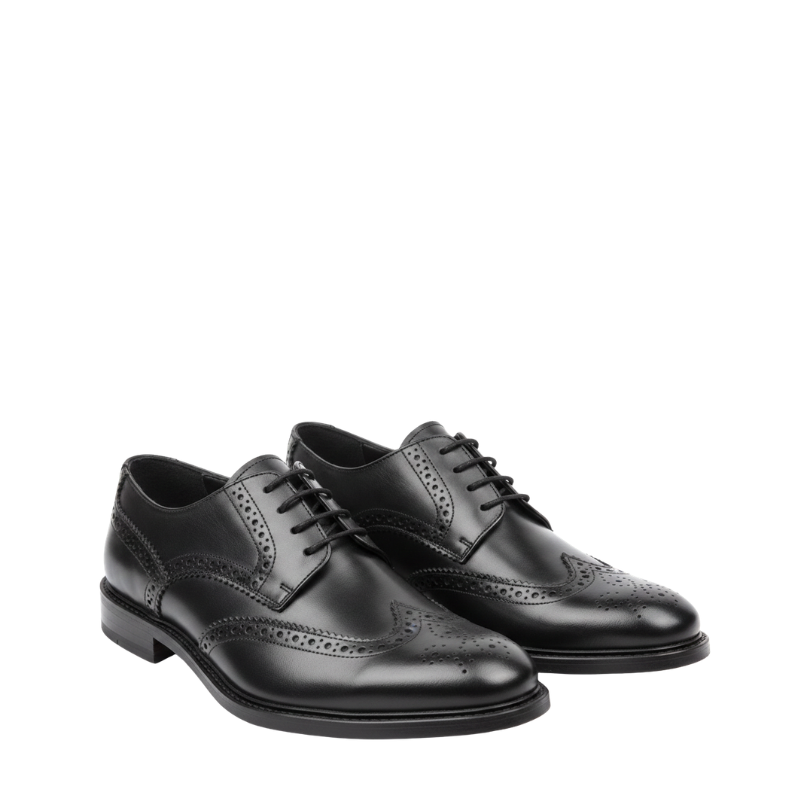 Italian Craft Leather Formal Occasion Wingtip Oxford Shoes