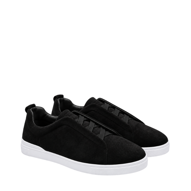 Italian Craft Luxury Suede Triple Stitch Comfort Sneaker