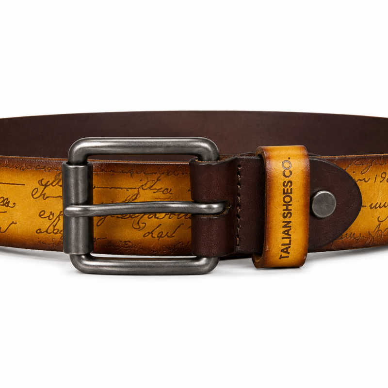 Italian Legacy Embodied Leather Craft Belt
