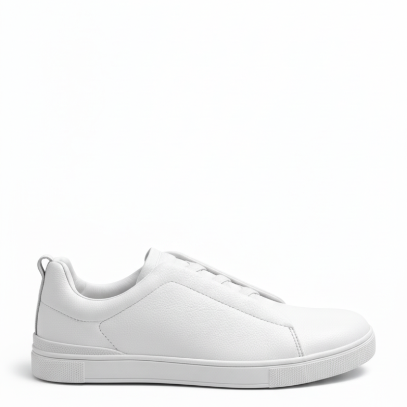 Italian Luxury Tripple Stitch Minimal Leather Sneakers