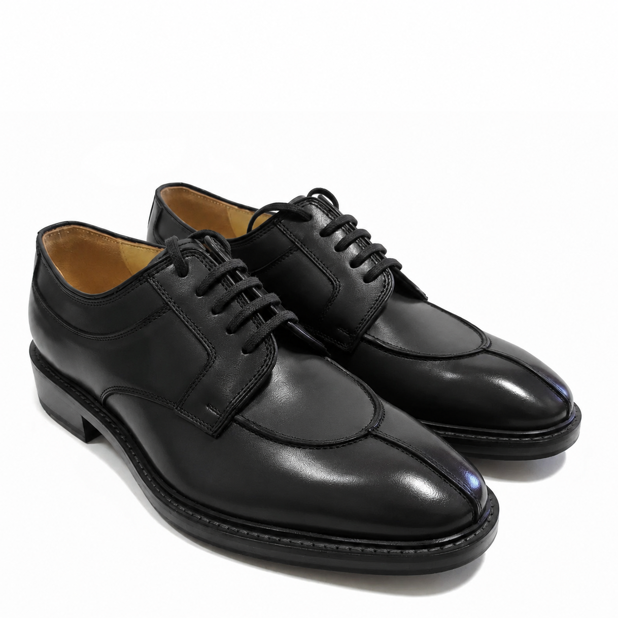 Italian Luxury Two-Tone Premium Derby Shoes Edition