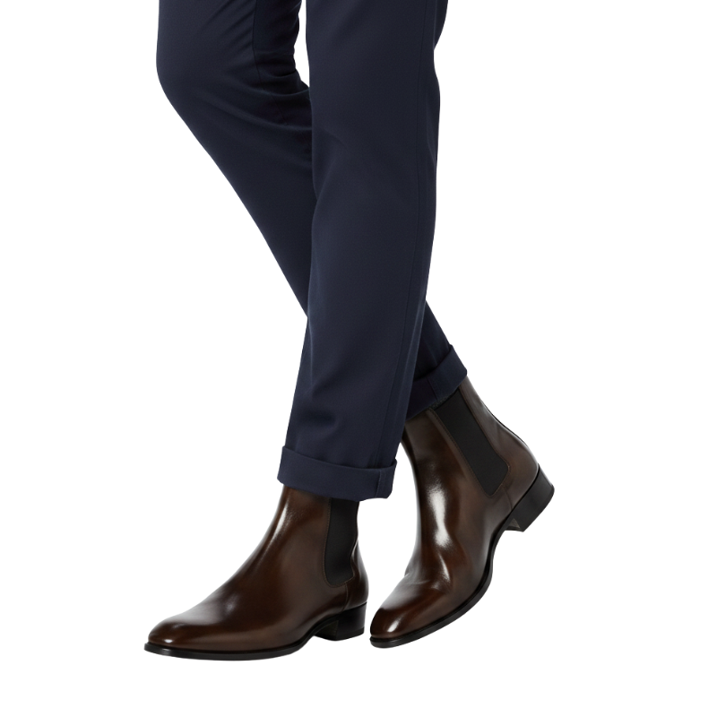 Italian Noir Chelsea Boots