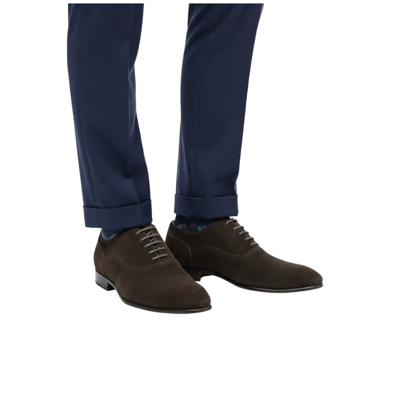 Italian Regal Suede Classic Elegance Oxfords Shoes