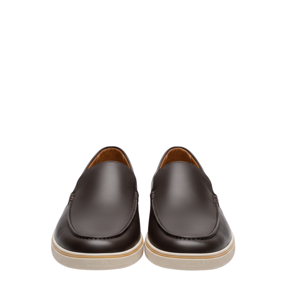 Italian Smooth Leather Classic Loafers