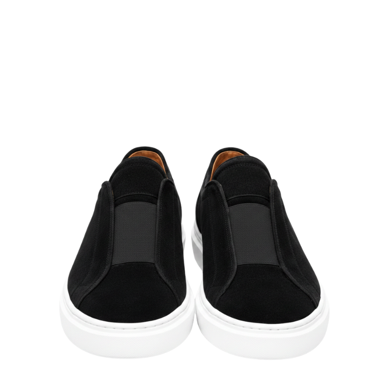 Italian Suede Masterpiece Elastic Stitch Sneakers