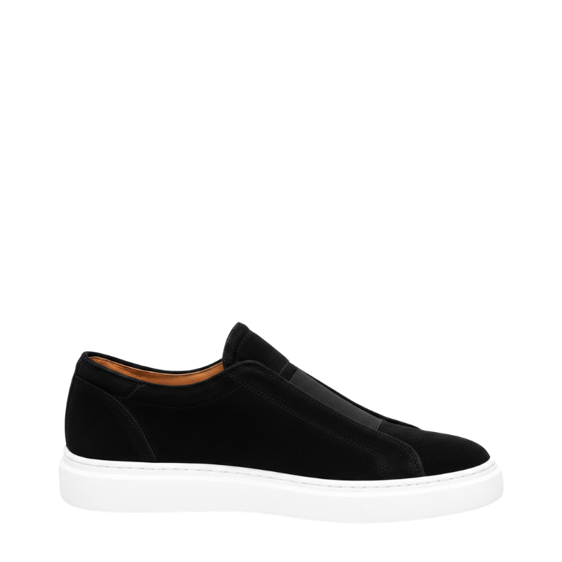 Italian Suede Masterpiece Elastic Stitch Sneakers