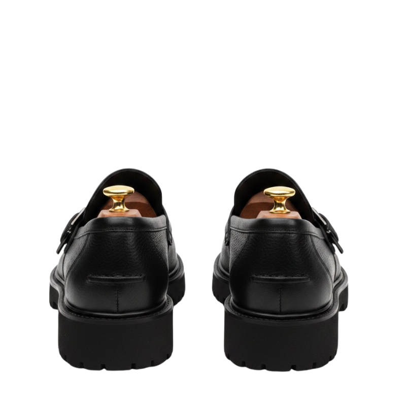 James Classic Monk Loafers with Rugged Sole