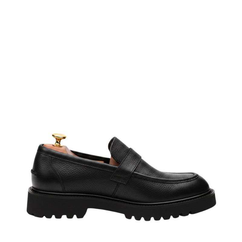 James Classic Monk Loafers with Rugged Sole