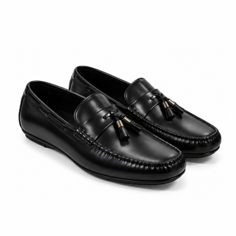 Lorenzo Leather Tassel Driving Loafers