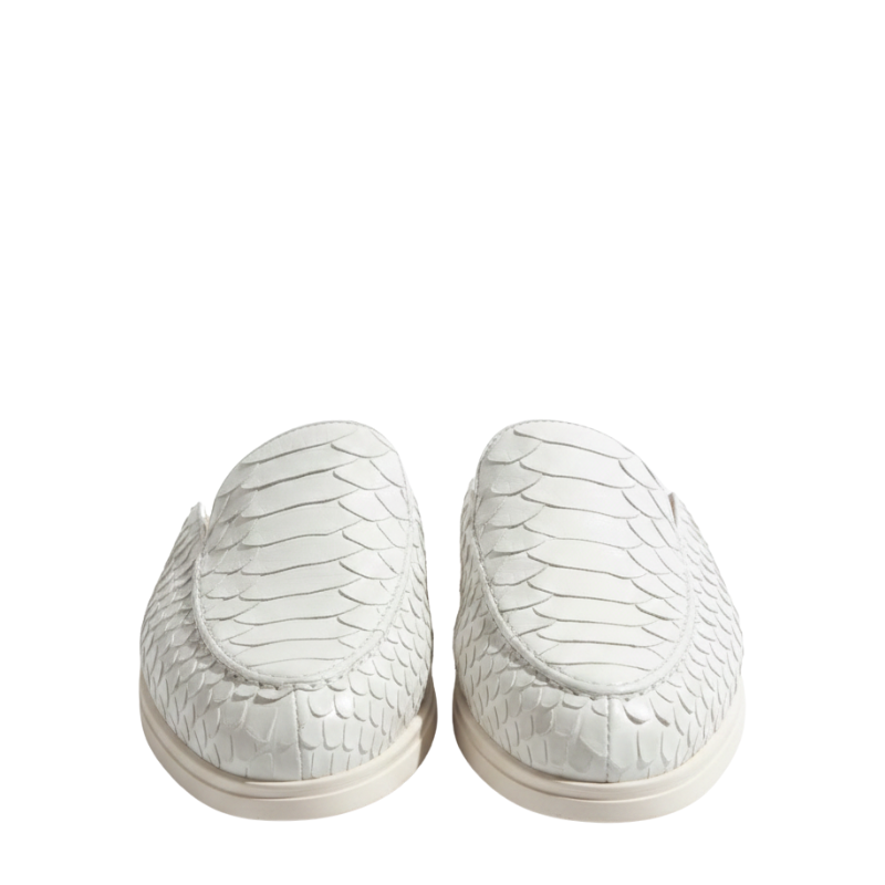 Luxe Pattern Elegance Italian Mule Crafted Perfection