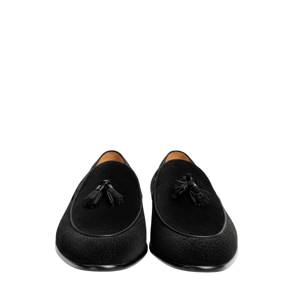 Luxe Italian Velvet Tassel Loafers
