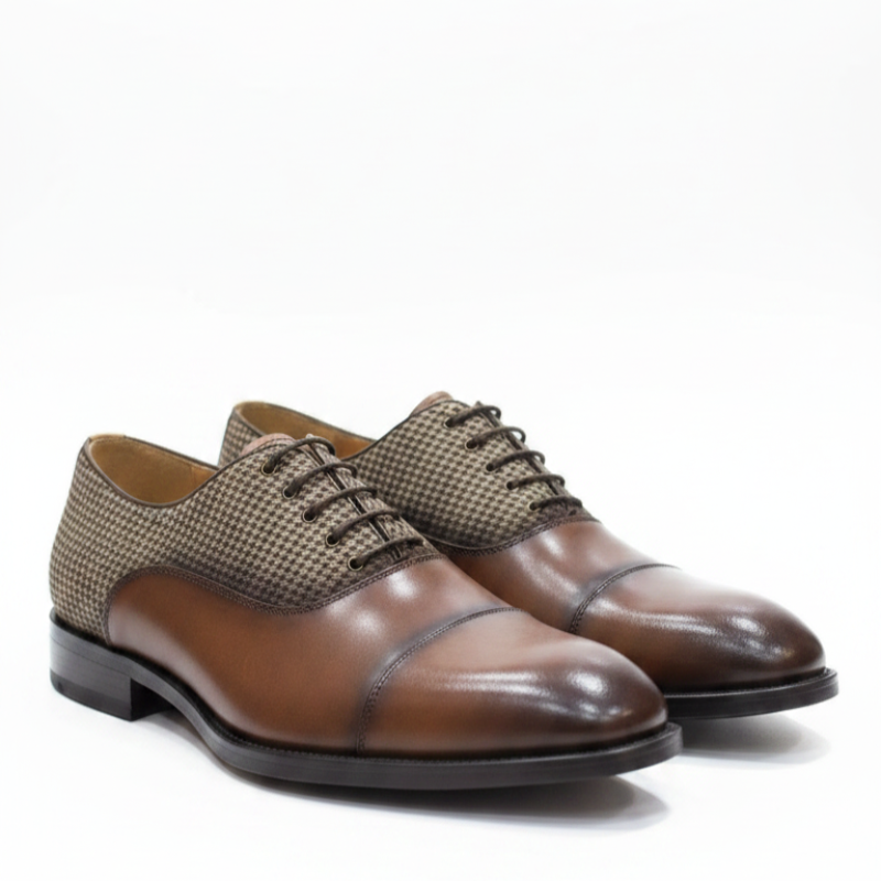 Luxury Elegance Two Tone Formal Oxford Shoes