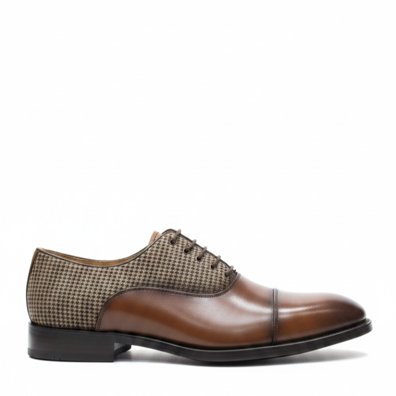 Luxury Elegance Two Tone Formal Oxford Shoes