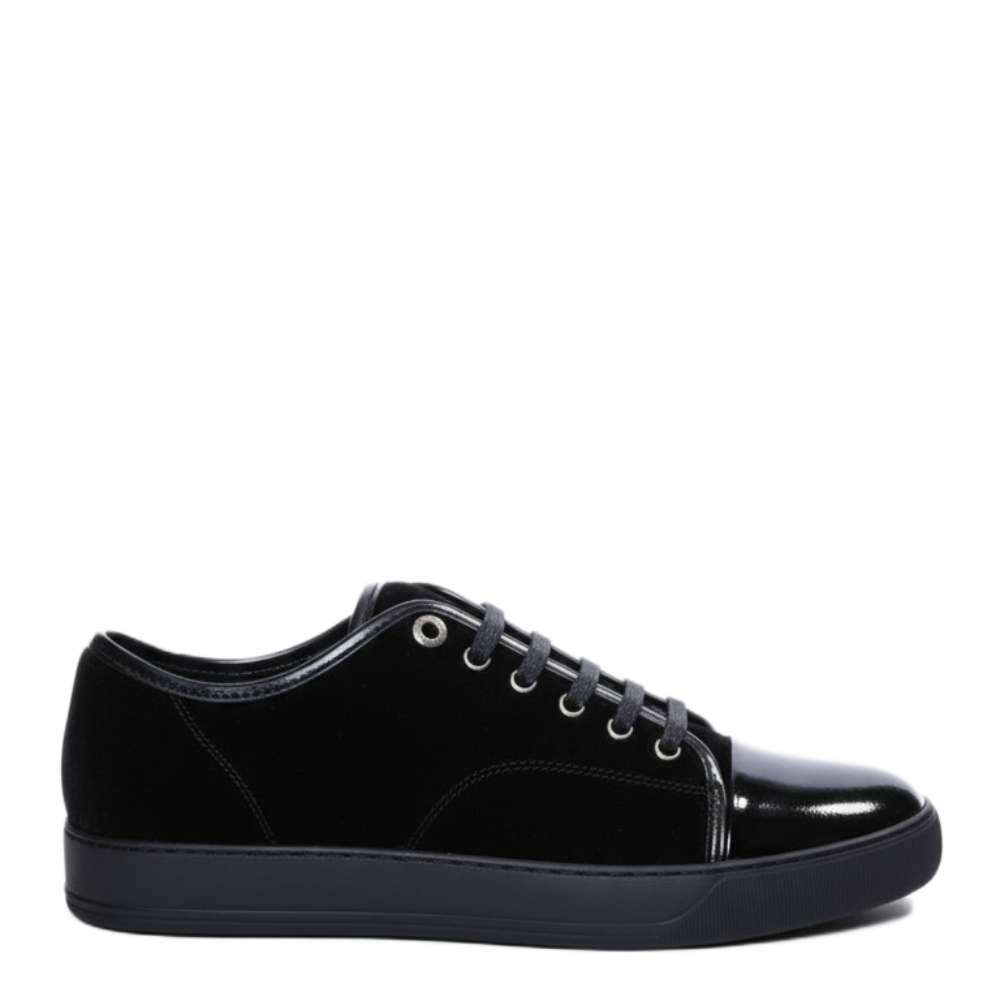 Luxury Blended Gloss Lace Sneakers