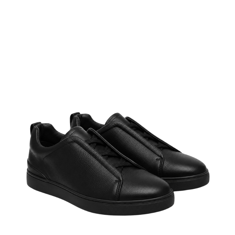 Luxury Midnight Triple Stitch Slip-On Sneaker