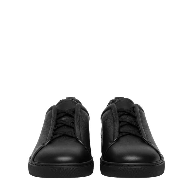 Luxury Midnight Triple Stitch Slip-On Sneaker