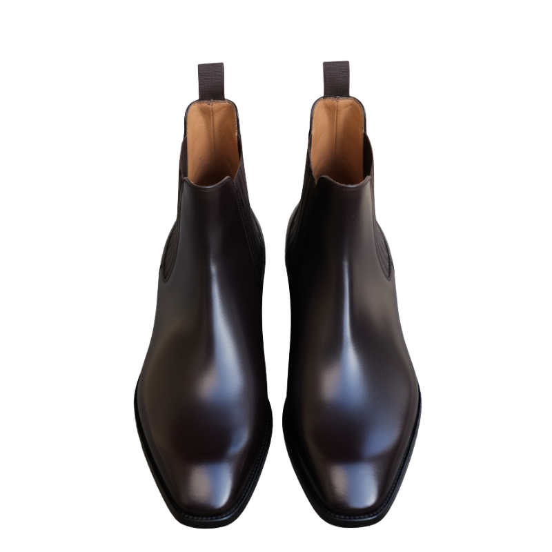 Arco Leather Chelsea Boot with Curve Toe