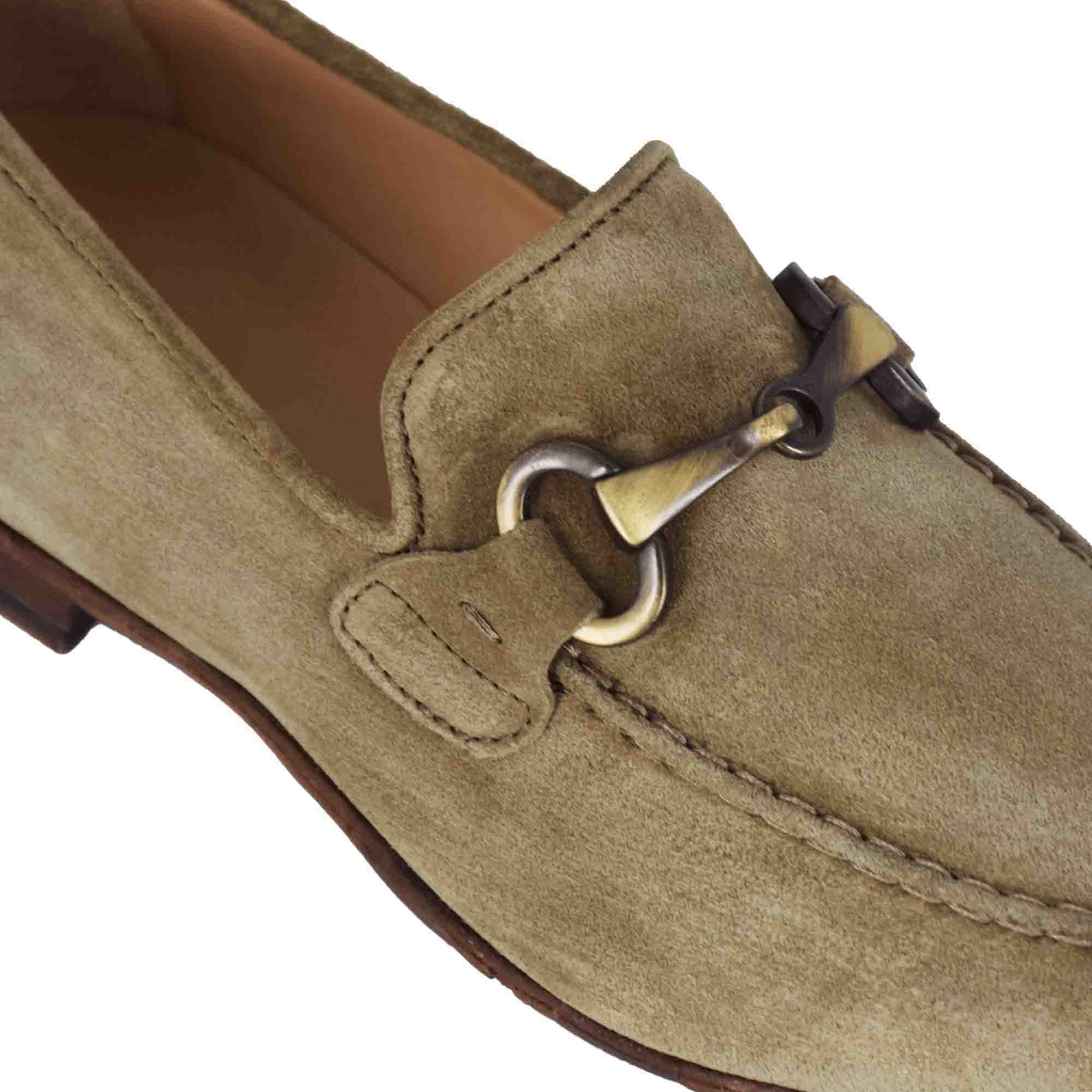 Men's suede moccasin