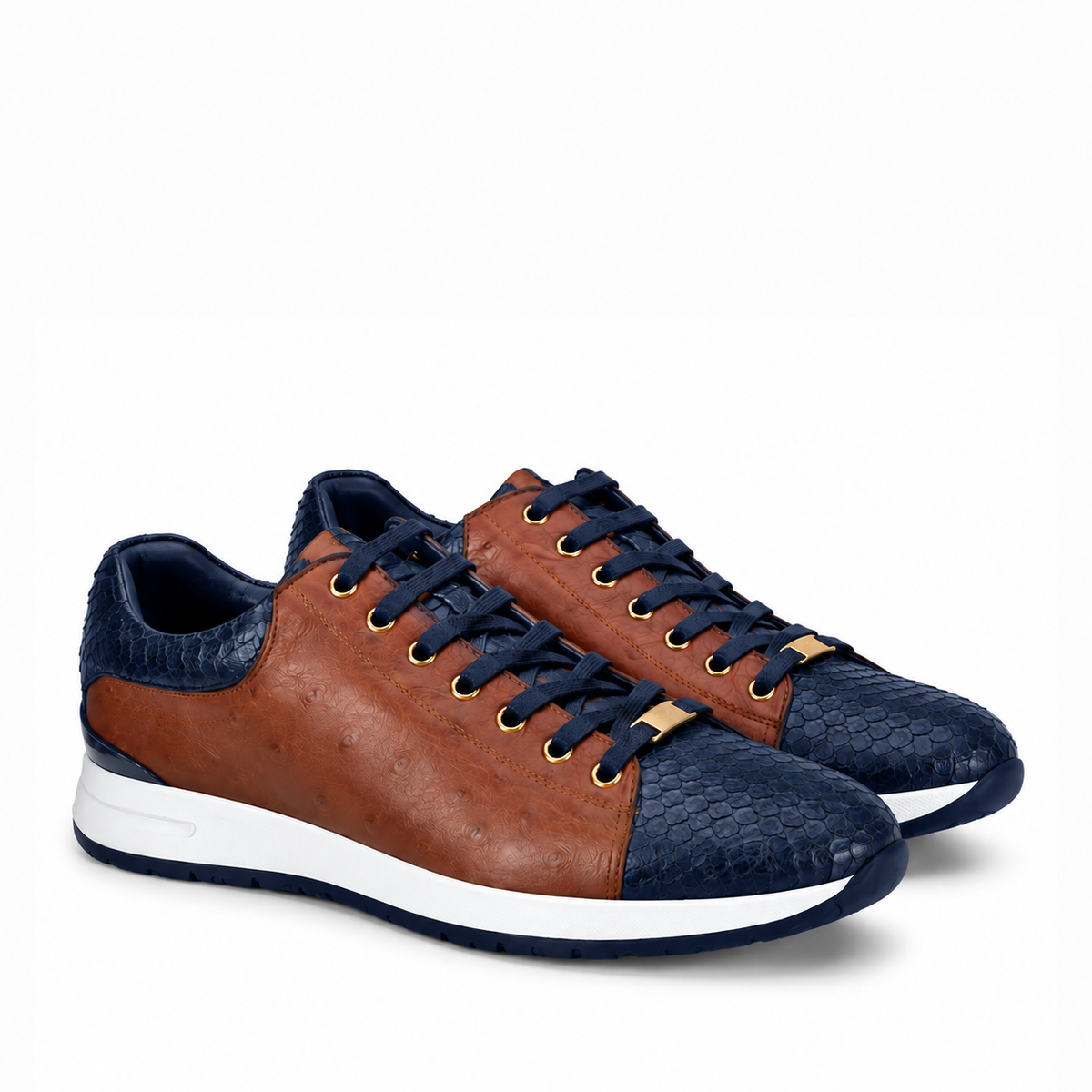 Maddox Exotic Leather Sneakers